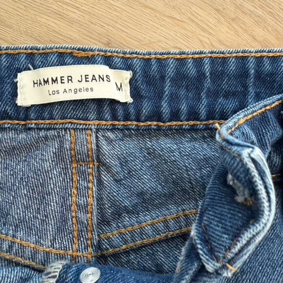 Hammer Jeans Shorts Distressed Size Medium - Picture 6 of 8